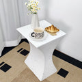 Hourglass Shape Geometric Lightweight Coffee Side Table Bedroom Nightstand Table V767-JJ-XZ1737