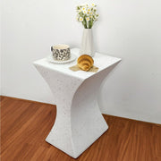 Hourglass Shape Geometric Lightweight Coffee Side Table Bedroom Nightstand Table V767-JJ-XZ1737
