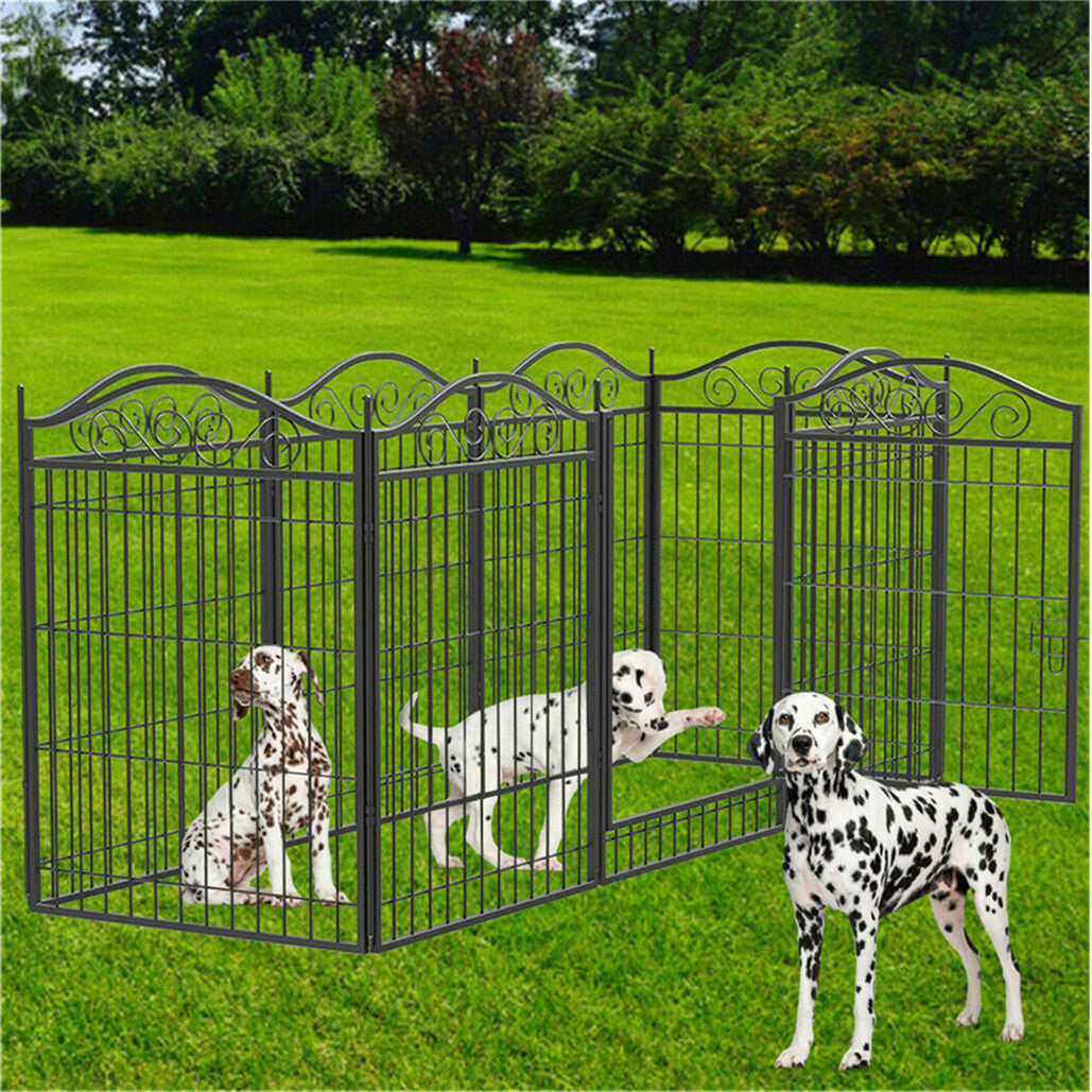 Dog Playpen Kennel Cage Indoor Outdoor Dog Exercise Pen Cat Chicken Rabbit Fence V767-JJ-XZ192