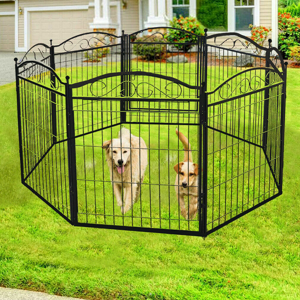 Dog Playpen Kennel Cage Indoor Outdoor Dog Exercise Pen Cat Chicken Rabbit Fence V767-JJ-XZ192