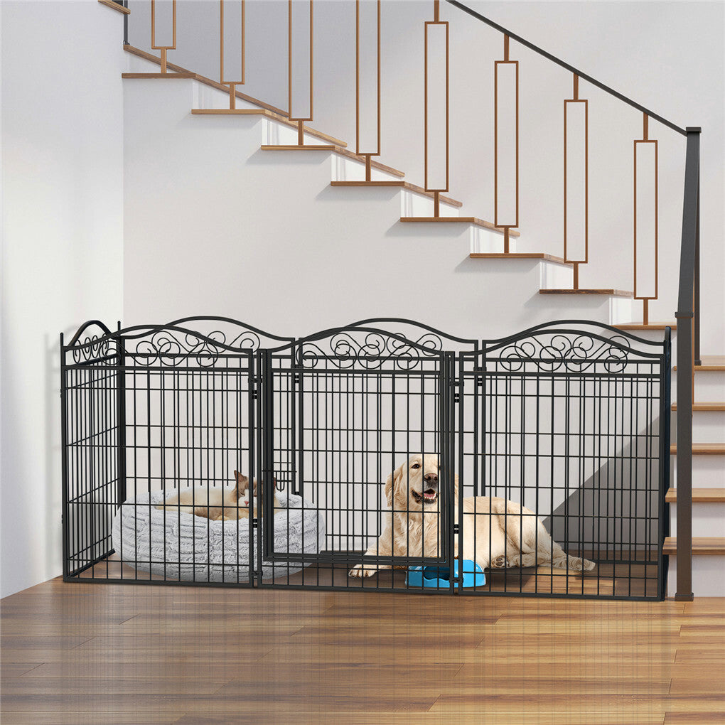 Dog Playpen Kennel Cage Indoor Outdoor Dog Exercise Pen Cat Chicken Rabbit Fence V767-JJ-XZ192