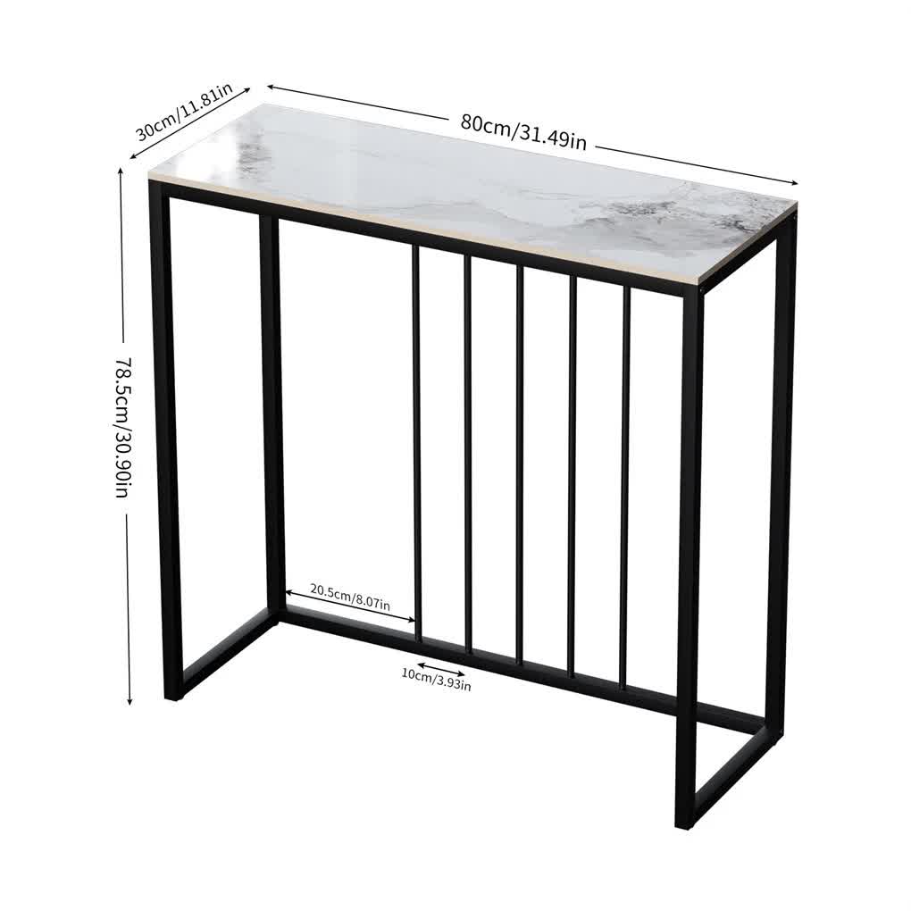 Glossy Sintered Stone Hallway Table V767-JJ-XZ711-XNE