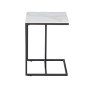 C-Shaped Marble Accent Side Table V767-JJ-XZ776