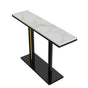 Heavy Duty Marble Entry Console Table Extra Large Sofa Table Accent Furniture V767-JJ-XZ777-BLB
