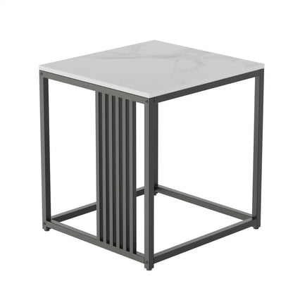 Premium Natural Marble Texture Side End Table Coffee Table Large Bedside Table V767-JJ-XZ877