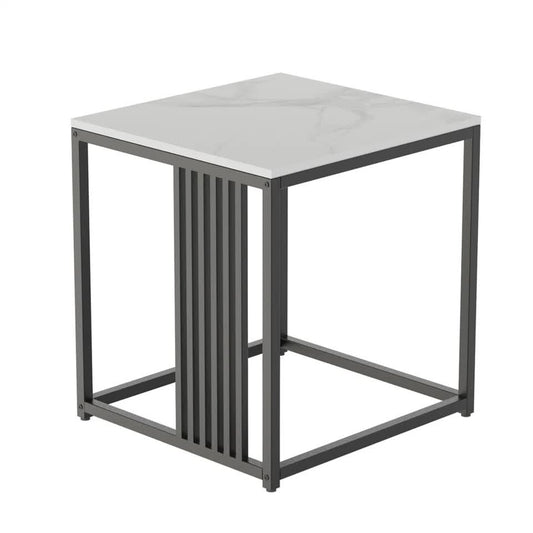 Premium Natural Marble Texture Side End Table Coffee Table Large Bedside Table V767-JJ-XZ877