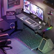Black L-Shaped Gaming Desk w/ Storage Box V767-JJ-ZT878-L