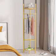 Fin Heavy Duty Clothes Stand Space-Saving Corner Coat Hat Shoes Rack Bedroom V767-JJ-ZY1123-G1