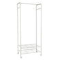 2Tier Rolling Free-Standing Clothing Garment Rack Closet Organizer Open Wardrobe V767-JJ-ZY188