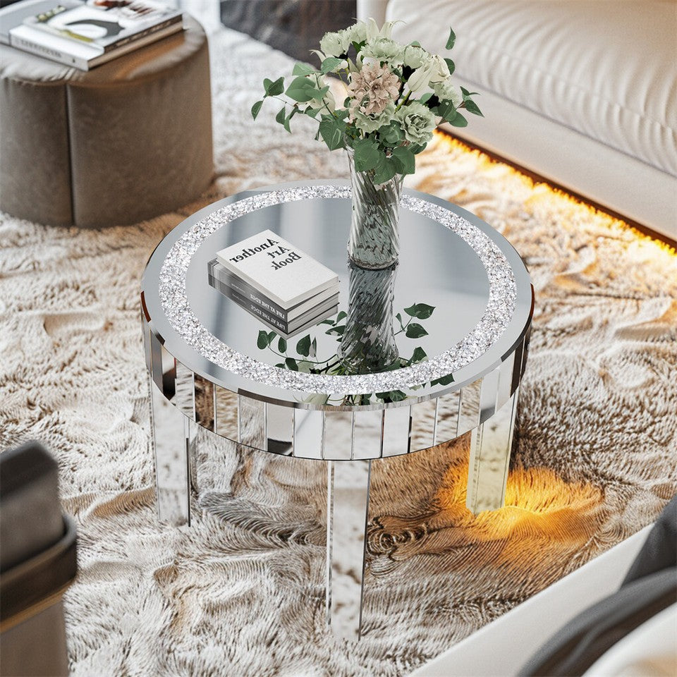 XXL Bling Mirrored Crystal Coffee Table V767-JJ-ZZ1314