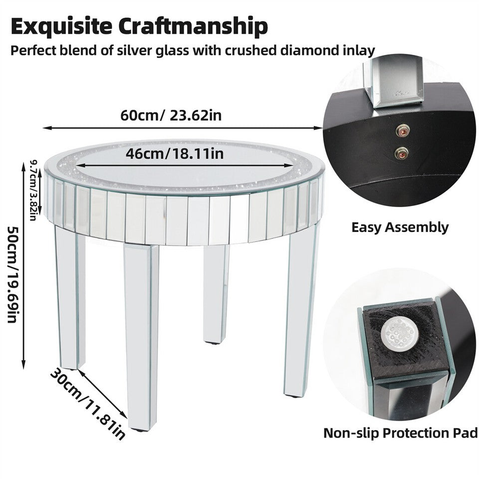 XXL Bling Mirrored Crystal Coffee Table V767-JJ-ZZ1314