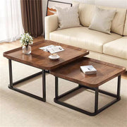 2X Industrial Vintage Stacking Coffee Tables V767-JJ-ZZ1321