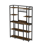 XXL Large Kitchen Bakers Rack Freestanding Microwave Stand Kitchen Storage Shelf V767-JJ-ZZ1398