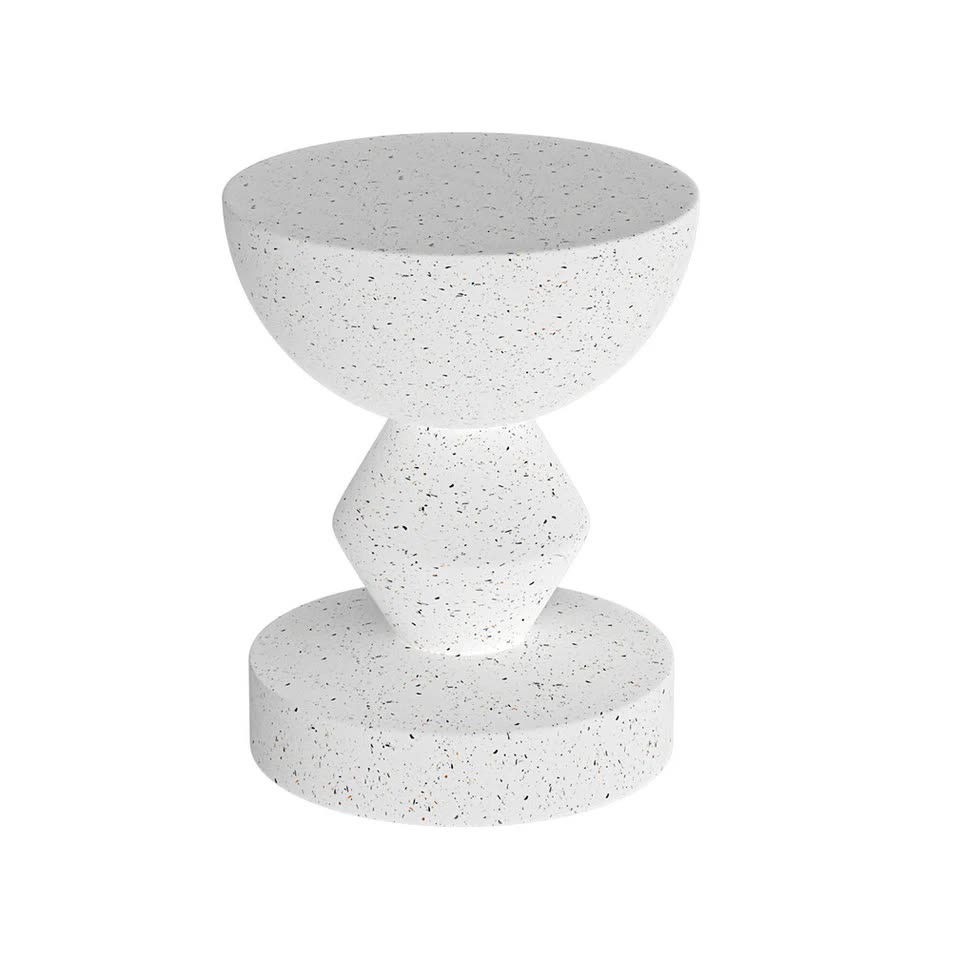 Stylish Lightweight Concrete Sofa Side Table Cement Bedside Table Outdoor Patio V767-JJ-ZZ1621
