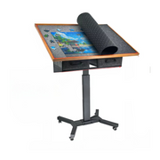 Wooden Jigsaw Puzzle Table with Tilt, Drawers and Rolling Wheels V767-JJ-ZZ1689-B