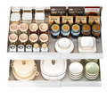 P&P Pull-Out Kitchen Cabinet Organizer With Extendable Storage V767-JJ-ZZ1721-WT