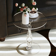 Crystal-Clear Acrylic Coffee Table Sofa Side Table Small Bedside Table Bedroom V767-JJ-ZZ1776