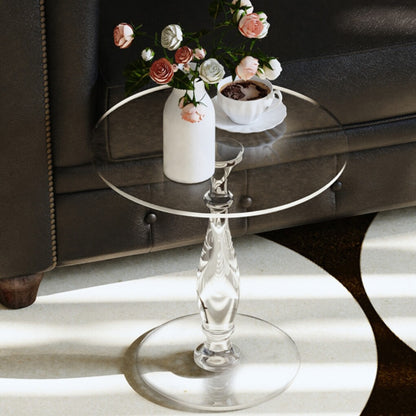 Crystal-Clear Acrylic Coffee Table Sofa Side Table Small Bedside Table Bedroom V767-JJ-ZZ1776