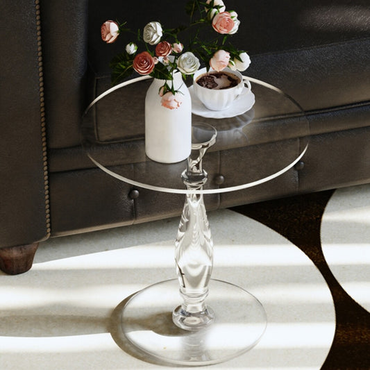 Crystal-Clear Acrylic Coffee Table Sofa Side Table Small Bedside Table Bedroom V767-JJ-ZZ1776