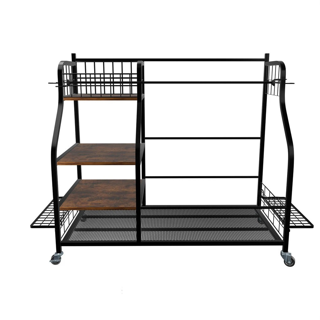 Extra Large Golf Bag Storage Rack - Heavy Duty Organizer Stand for Multiple Bags & Clubs V767-JJ-ZZ1832