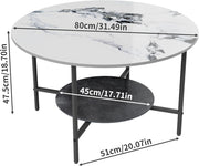2-Tier Sintered Stone Coffee Table V767-LH373-FCBY