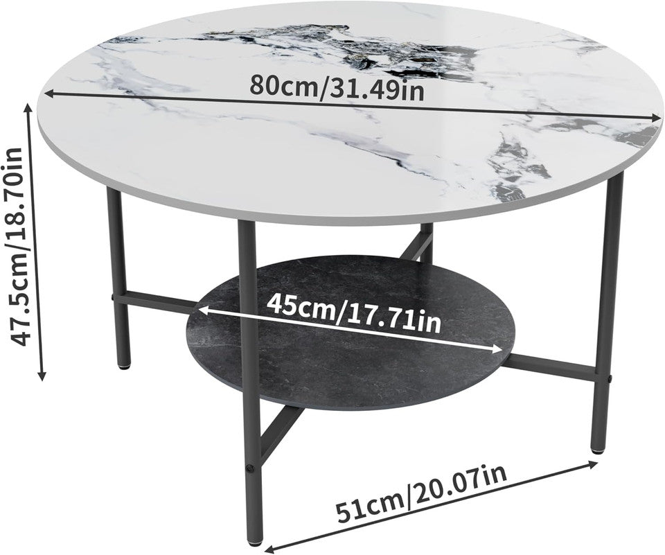 2-Tier Sintered Stone Coffee Table V767-LH373-FCBY
