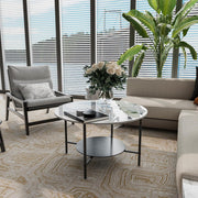 2-Tier Sintered Stone Coffee Table V767-LH373-FCBY