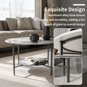 2-Tier Sintered Stone Coffee Table V767-LH373-FCBY