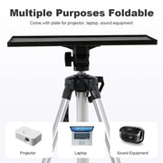 Universal Projector Tripod Laptop Floor Stand DJ Equipment Holder with Plate V767-M-KK050
