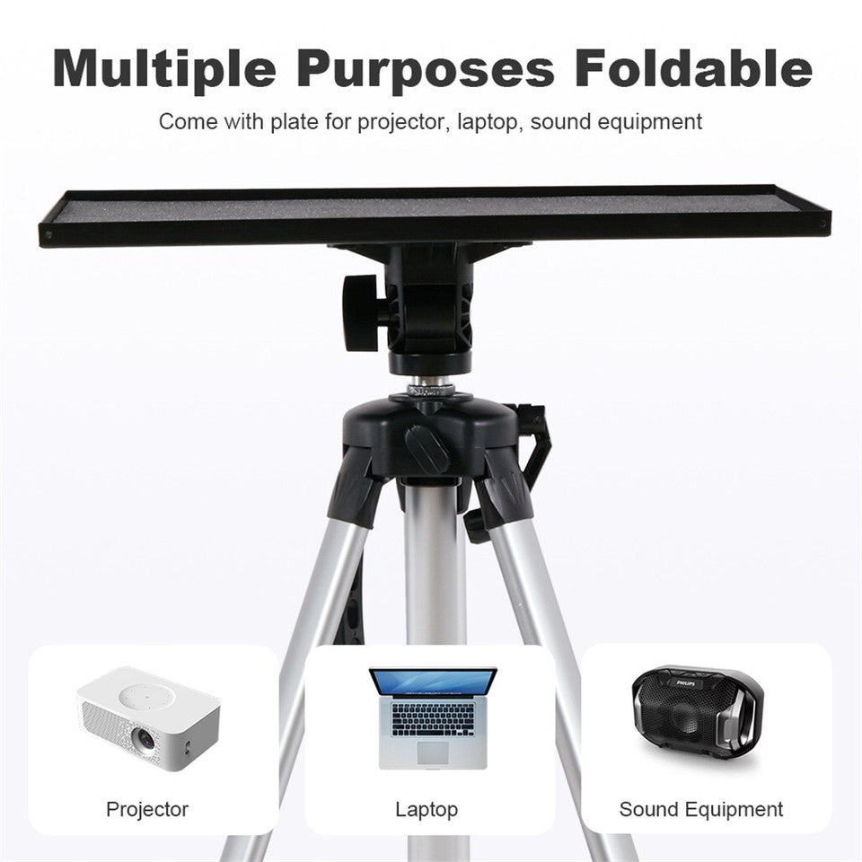 Universal Projector Tripod Laptop Floor Stand DJ Equipment Holder with Plate V767-M-KK050