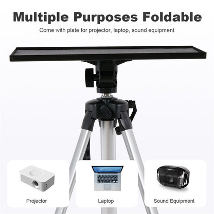 Universal Projector Tripod Laptop Floor Stand DJ Equipment Holder with Plate V767-M-KK050