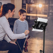 Adjustable 4.7-12.9" Stable Tripod Floor Stand Lazy Tablet Mount Holder for iPad V767-MGF021