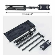 Adjustable 4.7-12.9" Stable Tripod Floor Stand Lazy Tablet Mount Holder for iPad V767-MGF021