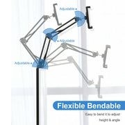 360 Tablet Floor Stand Adjustable 5-12.9 Inch Overhead Phone Desktop Holder V767-MGF050