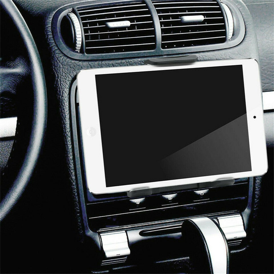 Universal Adjustable Tablet Mount Car CD Slot Holder 2in1 Fit 3.5-10.5" iPad GPS V767-MGS034