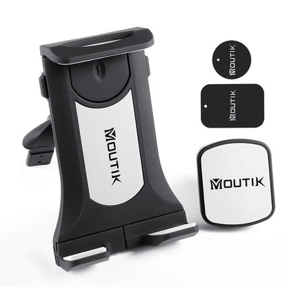 Universal Adjustable Tablet Mount Car CD Slot Holder 2in1 Fit 3.5-10.5" iPad GPS V767-MGS034