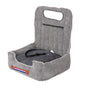 Large Cozy Dog Car Booster Double-Side Cushion Pet Travel Bed with Adjustable Strap V767-P-XD124
