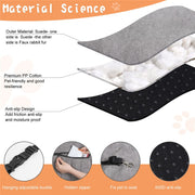 Large Cozy Dog Car Booster Double-Side Cushion Pet Travel Bed with Adjustable Strap V767-P-XD124