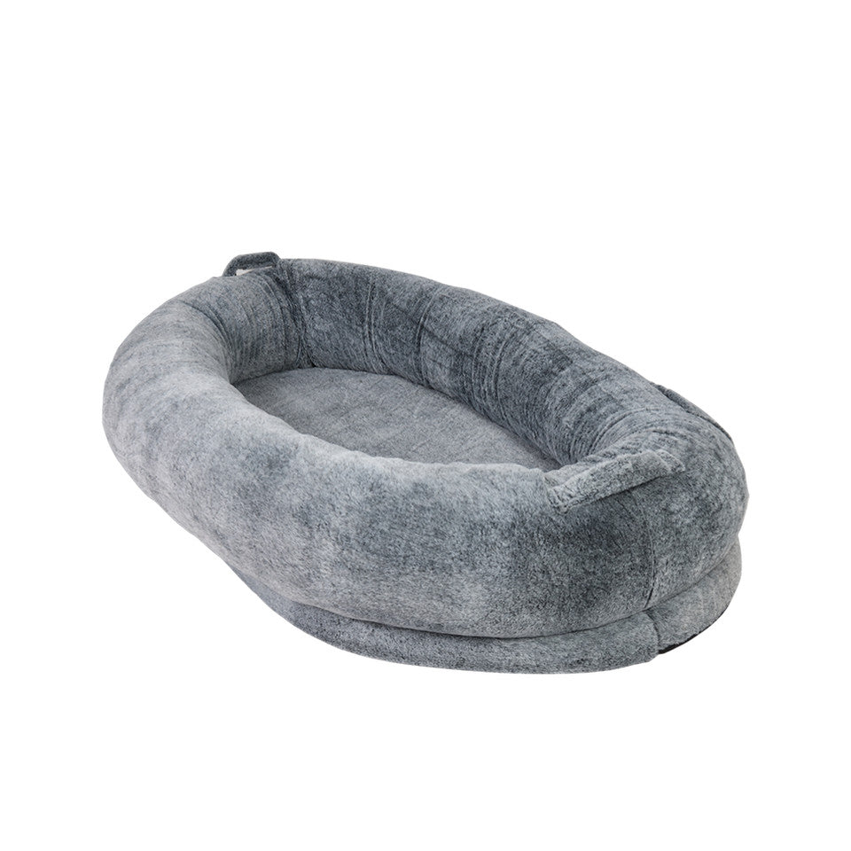 Xxxl Human-Sized Dog Bed Washable Orthopedic Pet Bed Bean Bag With Soft Blanket V767-P-XD1267