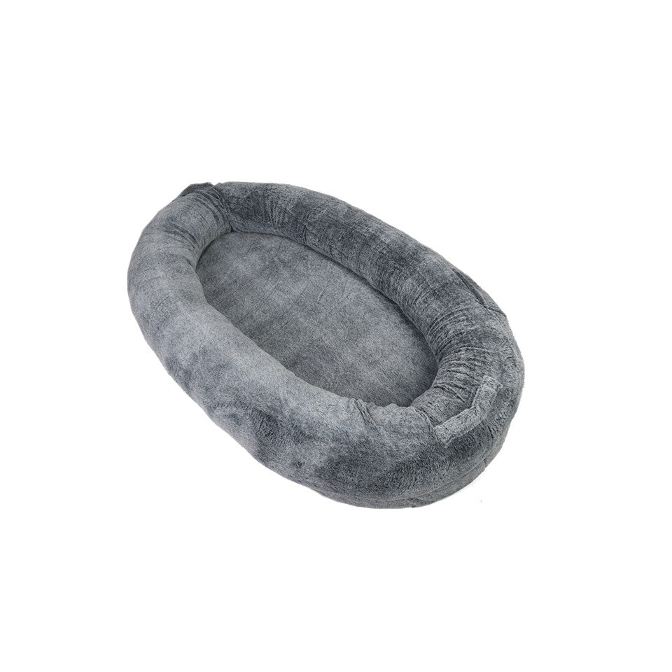 Xxxl Human-Sized Dog Bed Washable Orthopedic Pet Bed Bean Bag With Soft Blanket V767-P-XD1267