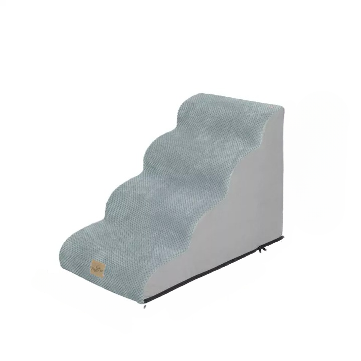 4 Step Curved Dog Ramp Stairs for Training V767-P-XD1299-4