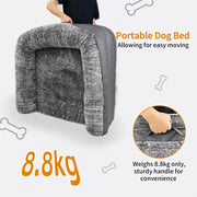 XL Human Sized Dog Bed Foldable Orthopedic Pet Dog Sofa Couch Comfy Big Bean Bed V767-P-XD1698
