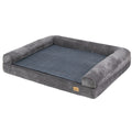 Orthopedic Dog Bed with Bolster Comfort Mattress V767-P-XD178-L