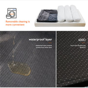 Orthopedic Dog Bed with Bolster Comfort Mattress V767-P-XD178-L