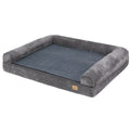 Medium Orthopedic Dog Bed with Bolster Comfort Mattress V767-P-XD178-M
