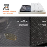 Medium Orthopedic Dog Bed with Bolster Comfort Mattress V767-P-XD178-M