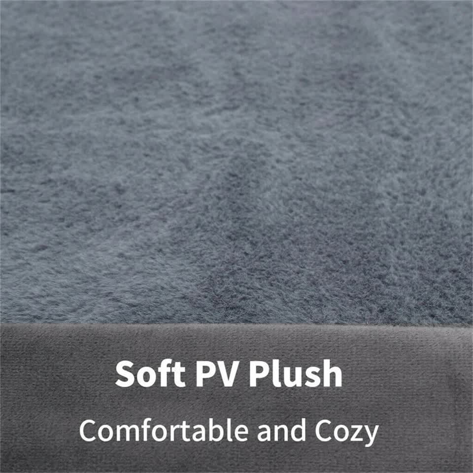Medium Orthopedic Dog Bed with Bolster Comfort Mattress V767-P-XD178-M