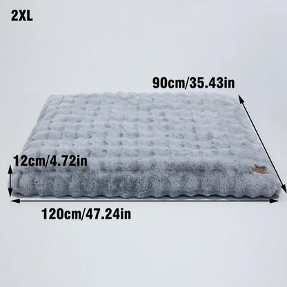 Comfortable Pet Bed with Removable Cover and Anti Skid Base(extra large) V767-P-XD1836-2XL-GY