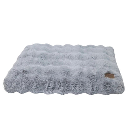 Comfortable Pet Bed with Removable Cover and Anti Skid Base(Medium) V767-P-XD1836-M-GY