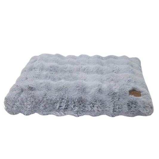 Comfortable Pet Bed with Removable Cover and Anti Skid Base(Medium) V767-P-XD1836-M-GY